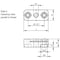 Kipp Mounting bracket aluminum Style A, for indexing plungers K0638.310 - alternate 2
